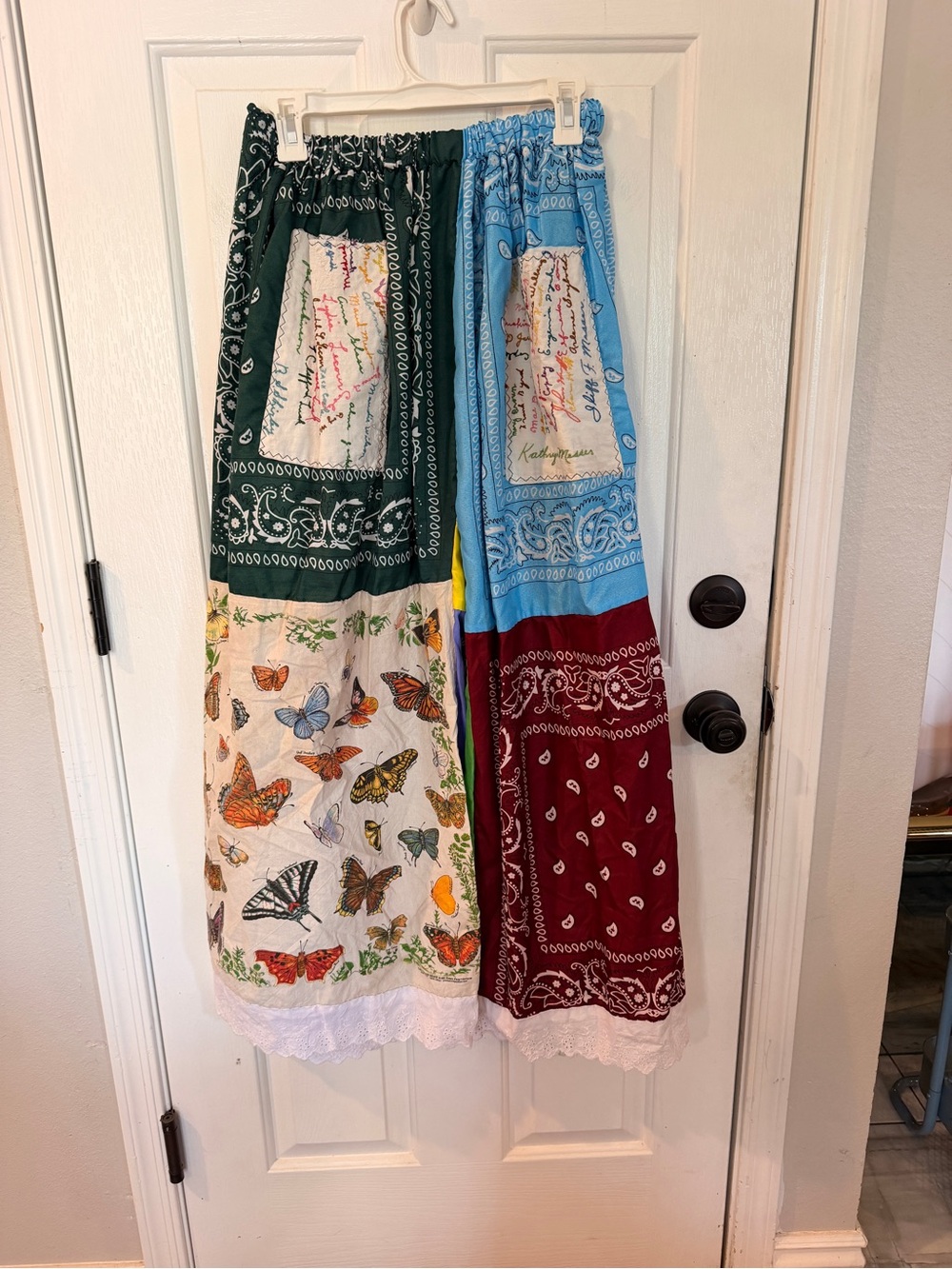 Handmade Upcycled Bandana Pants